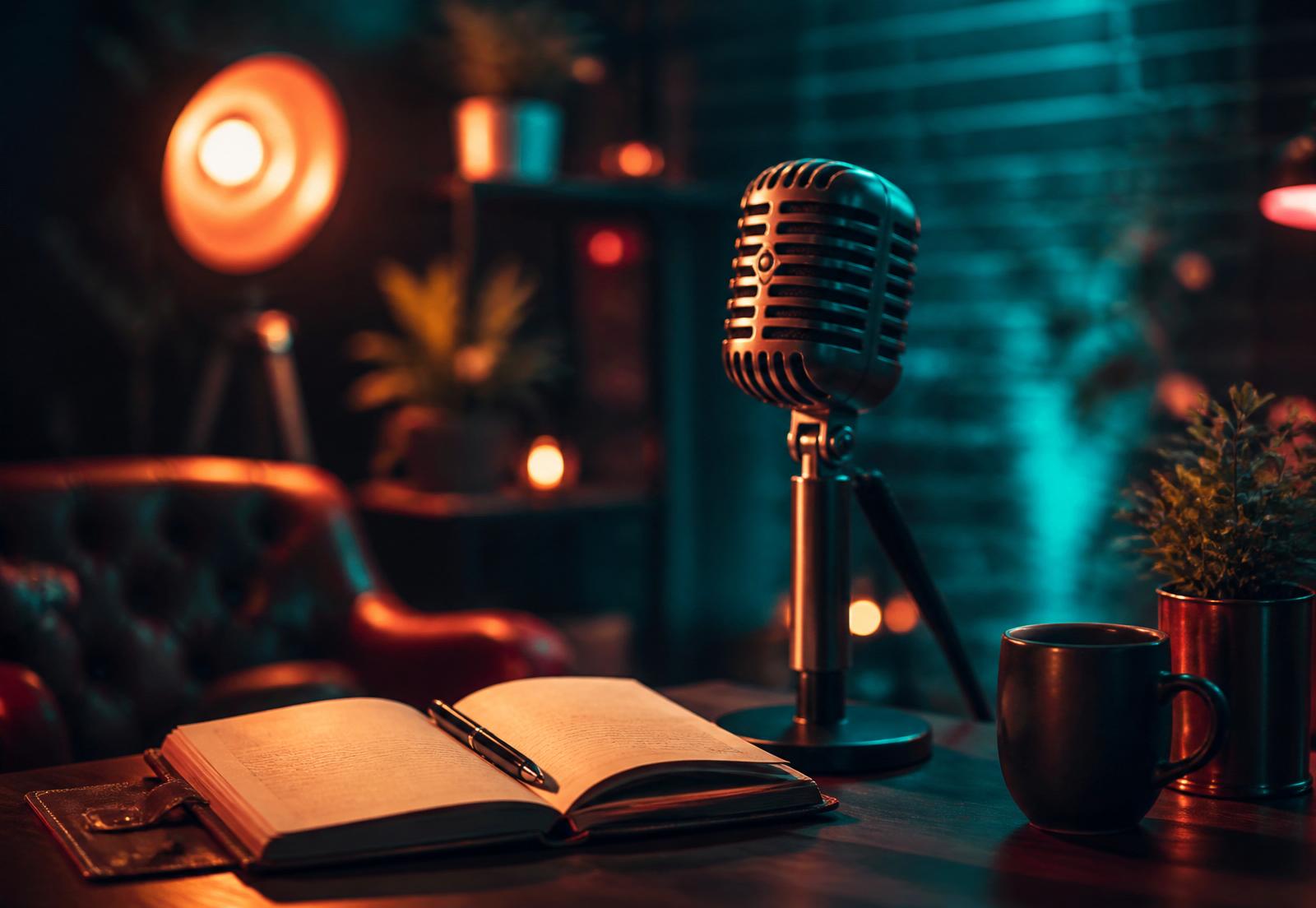 Tell Your Story podcast studio — storytelling for personal brand