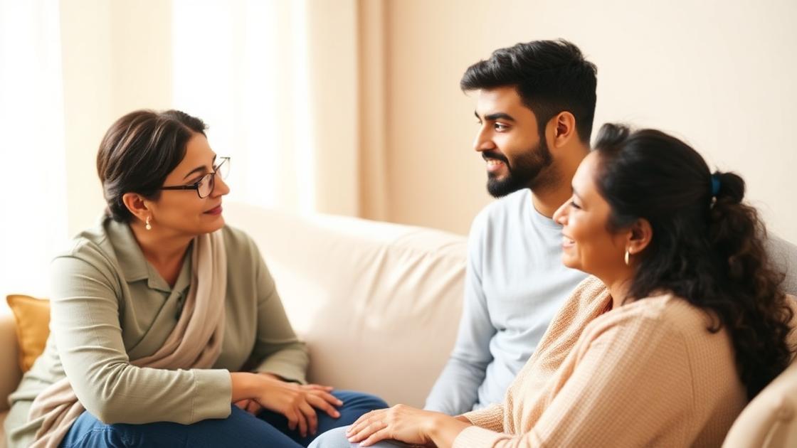Couple in a relationship counseling session
