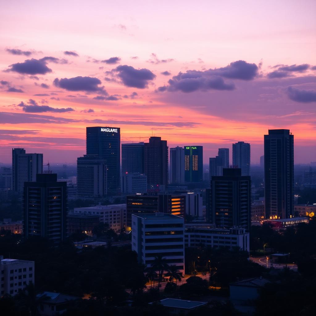 Bangalore skyline