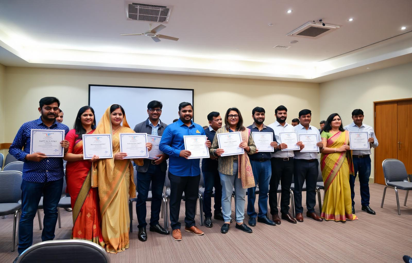 ProImpact certification ceremony with proud graduates